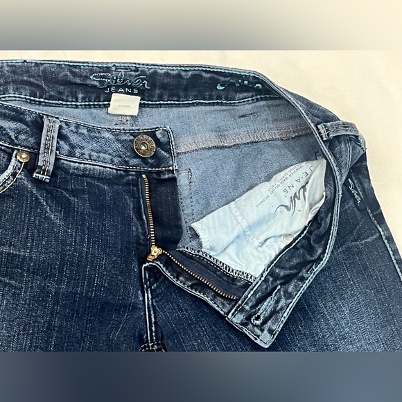 Silver Jeans Aiko Style Dark Blue Denim Boot Cut Women's Jeans Sz 30x35 - Picture 10 of 16